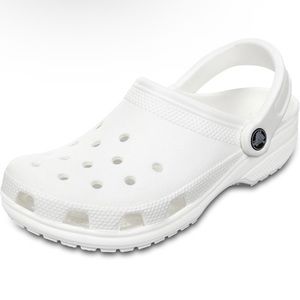 White Crocs - Unisex-Adult Classic Clogs - Size 10 Crocs